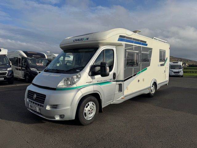 2011 CHAUSSON WELCOME 78EB 3 BERTH FIXED BED MOTORHOME WITH ONLY 61K MILES ANDERSON MOTORHOME SALES