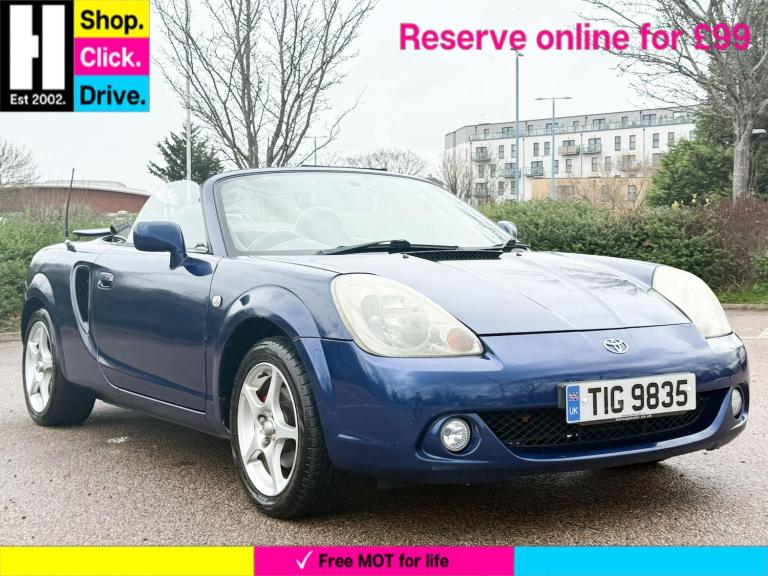 2003 Toyota MR2 1.8 VVT-i Roadster Convertible 2dr Petrol Automatic (178 g/km, 138 bhp) CONVERTIB...