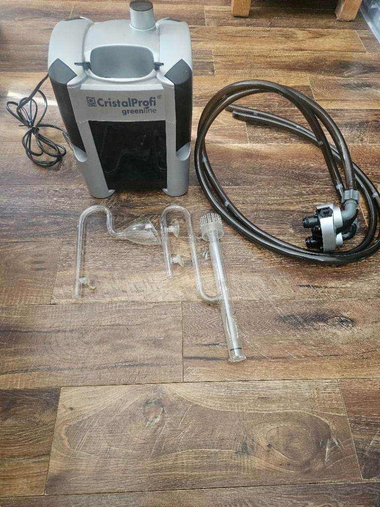 JBL e402 with Glass lily Pipes (External filter, Cannister filter, for aquarium)