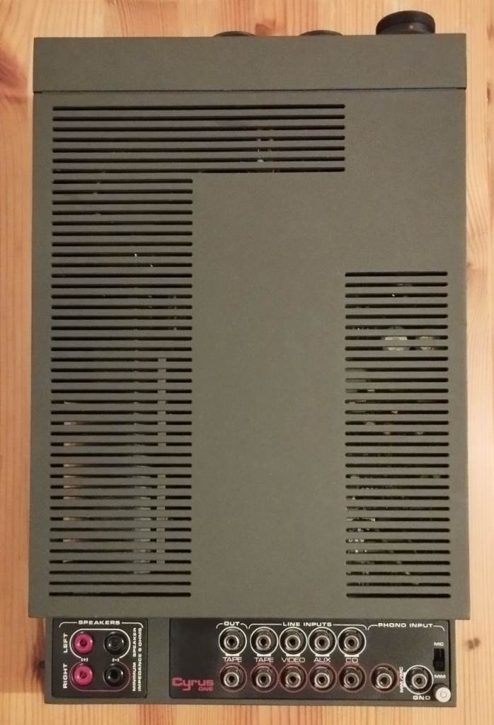 Integrated Amplifier, mission Cyrus One mKII