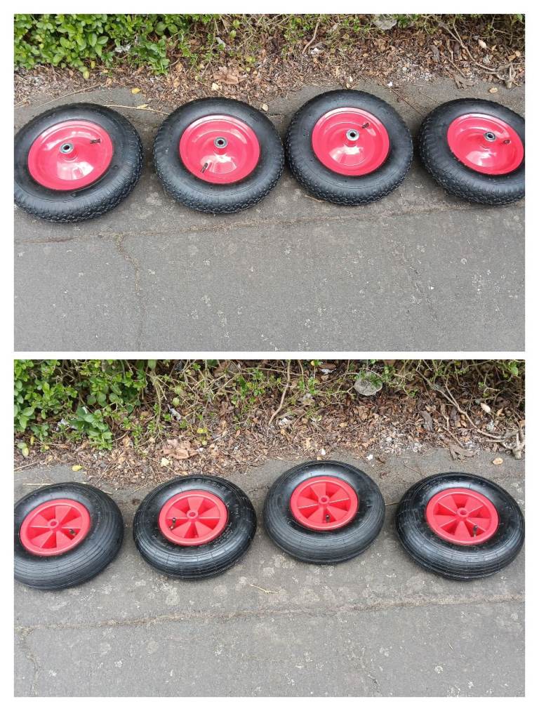 New wheel barrow wheels / multi purpose use