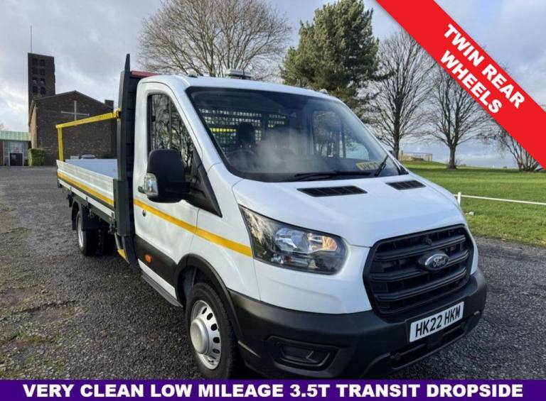 2022 Ford Transit 2.0 350 EcoBlue Leader Dropside RWD L4 Eu 6 (s/s) DRW 130ps DROPSIDE Diesel Manual