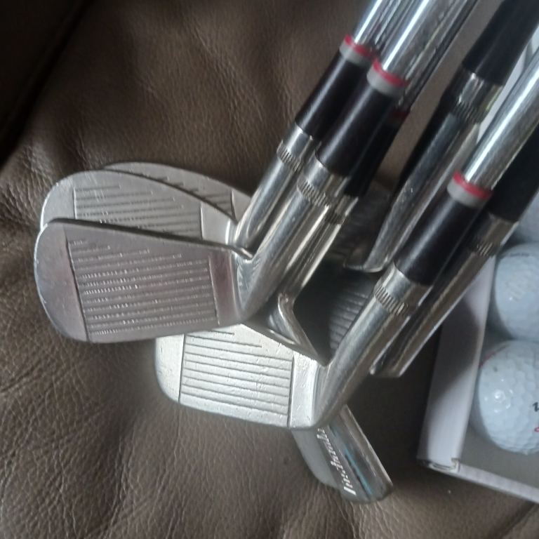 Golf clubs with bag