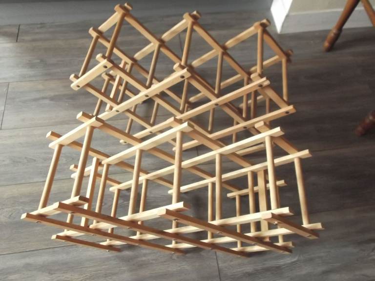 Wooden Wine Racks x 2 - Good Condition