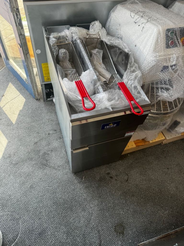 Commercial fryer separate tank gas top quality cafe shop restaurant 