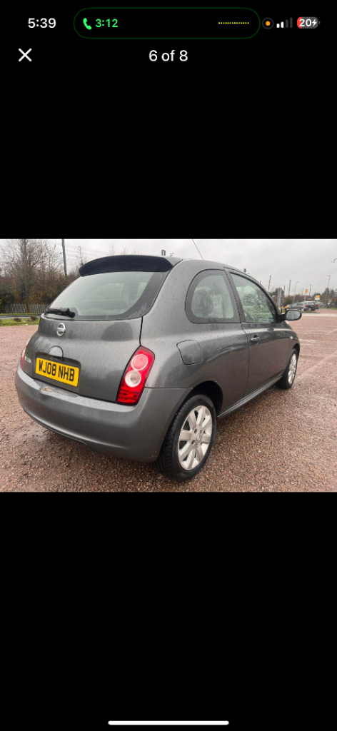 Nissan, MICRA, Hatchback, 2008, Manual, 1386 (cc), 3 doors
