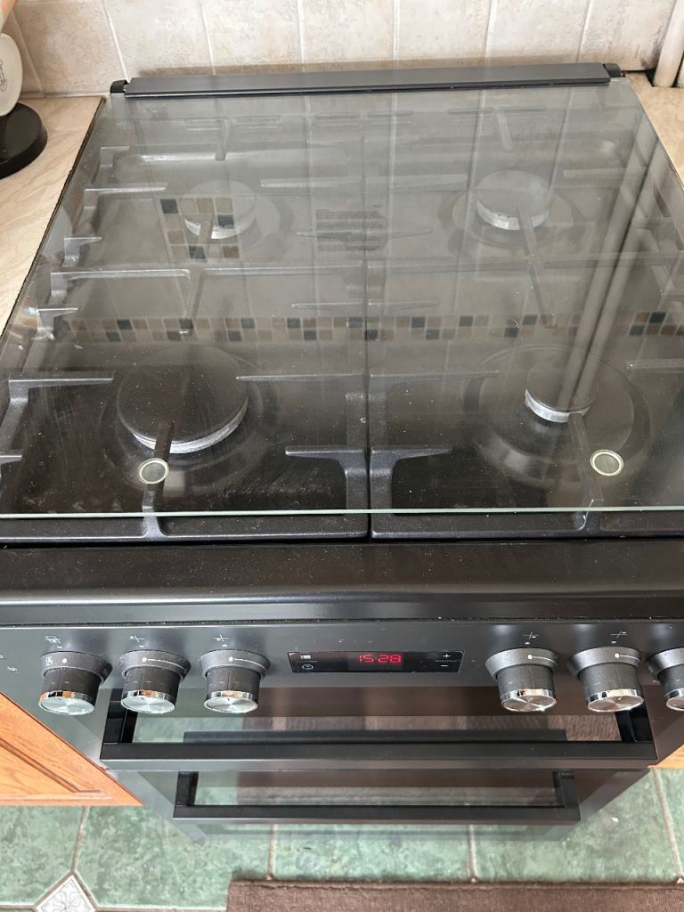 BEKO 60 cm Dual Fuel Cooker - Anthracite