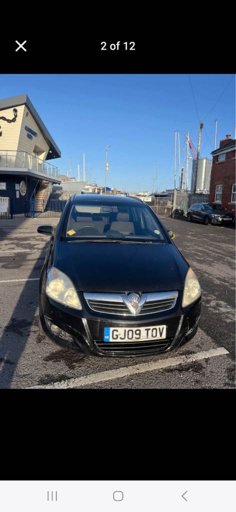Vauxhall, ZAFIRA, MPV, 2009, Manual, 1598 (cc), 5 doors