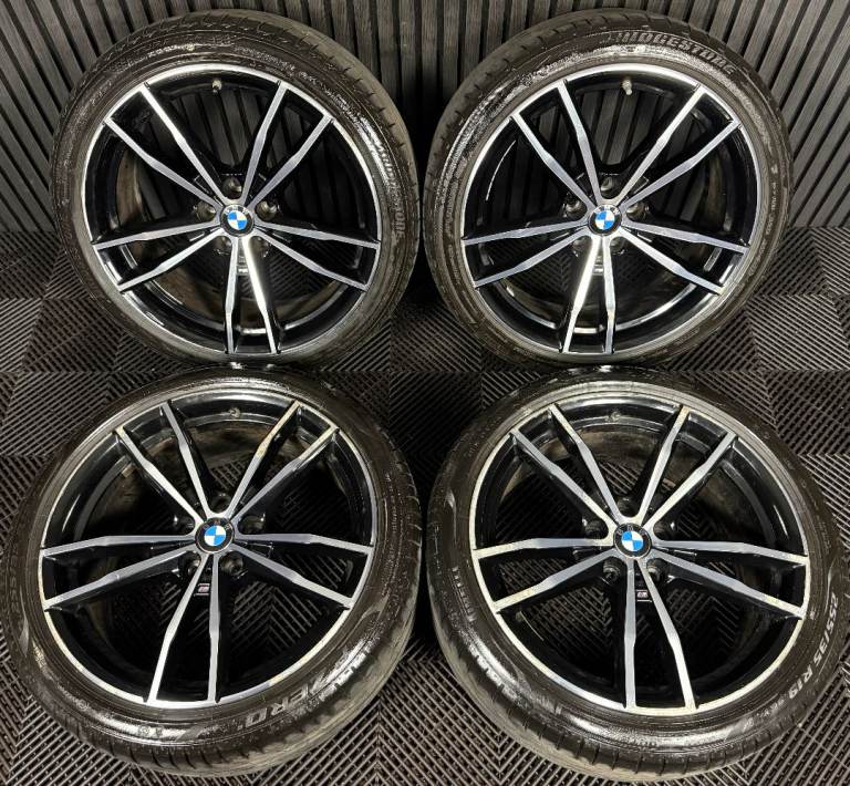 19'' GENUINE BMW 3 SERIES BLACK DC 4 791 M SPORT G20 G21 G22 G23 G26 ALLOY WHEELS ALLOYS