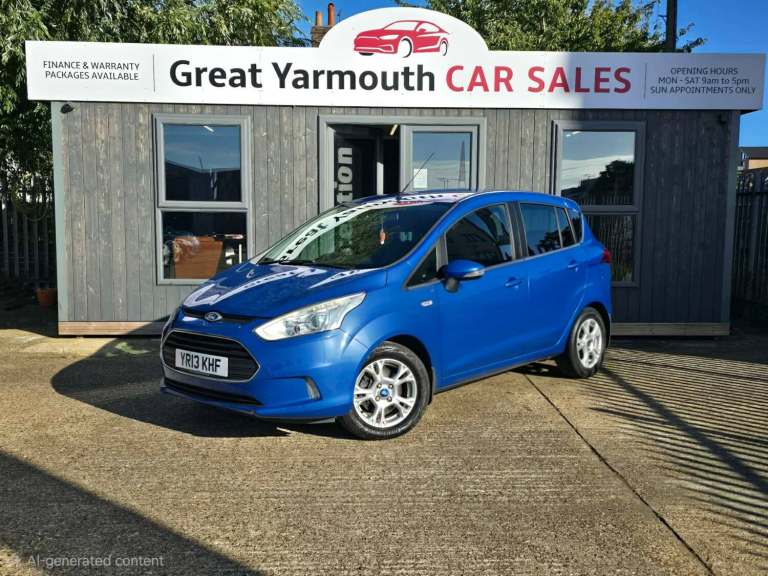 2013 Ford B-MAX 1.6 Zetec 5dr Powershift MPV Petrol Automatic
