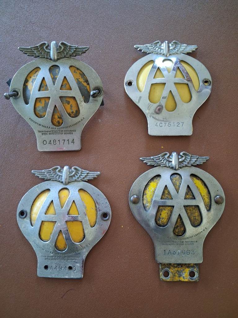 Aa car badges
