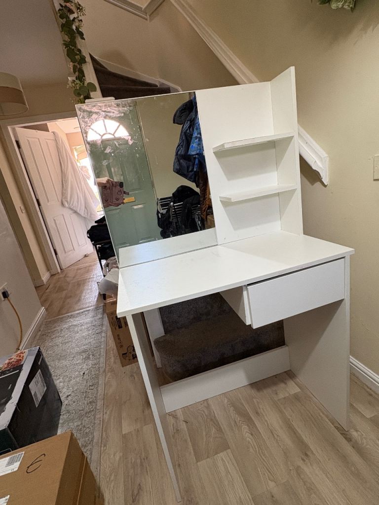 White dressing table 