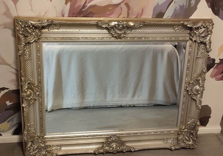 Large antique style mirror