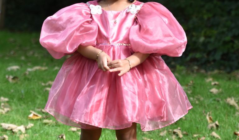 Girls Dress - Pink - As Good as New