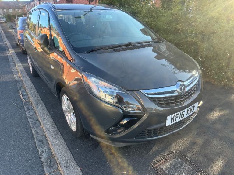 2016 VAUXHALL ZAFIRA 1.4 turbo 5 door 7 seater manual 