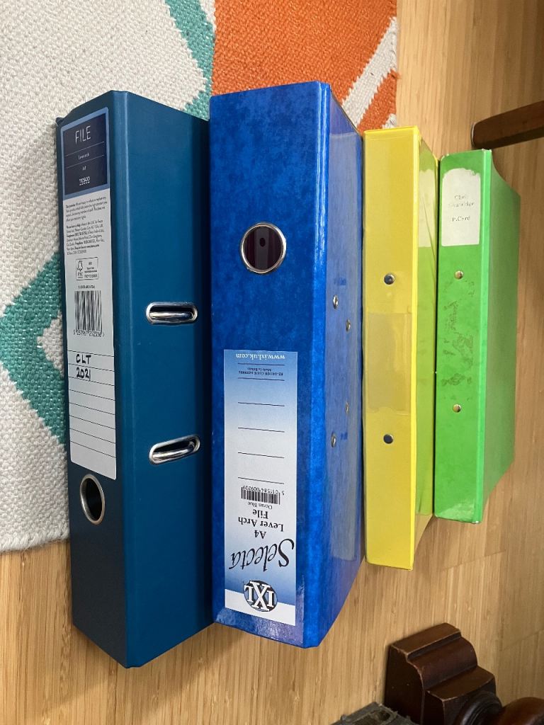 FREE Binders x 4
