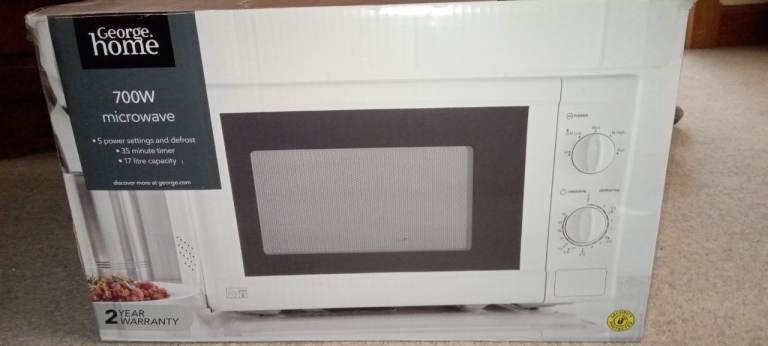 George home white microwave 