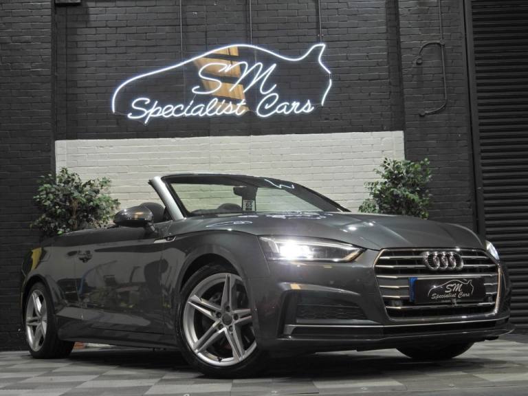 2017 17 AUDI A5 CABRIOLET 2.0 TDI S LINE CONVERTIBLE 2DR DIESEL S TRONIC EURO 6 