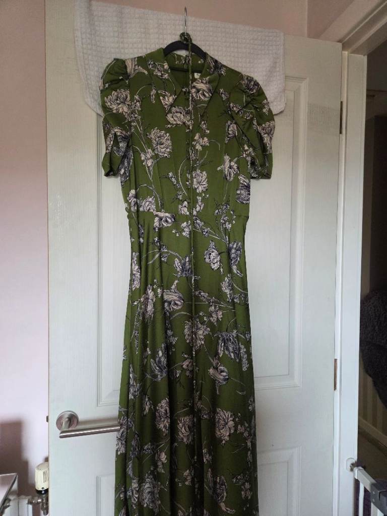 Phase Eight Floral Midi Dress - UK 10, Excellent Condition