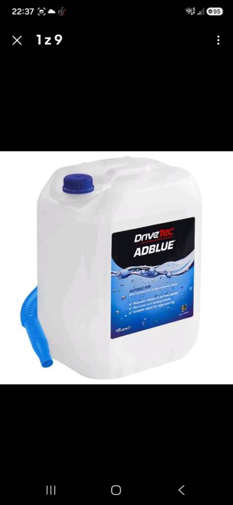 DriveTec Adblue With Spout 10L