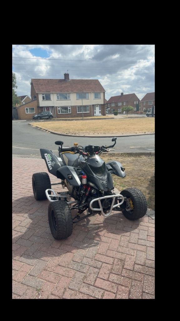 Kawasaki ninja ZX6-R Fredwerx custom super quad!!!