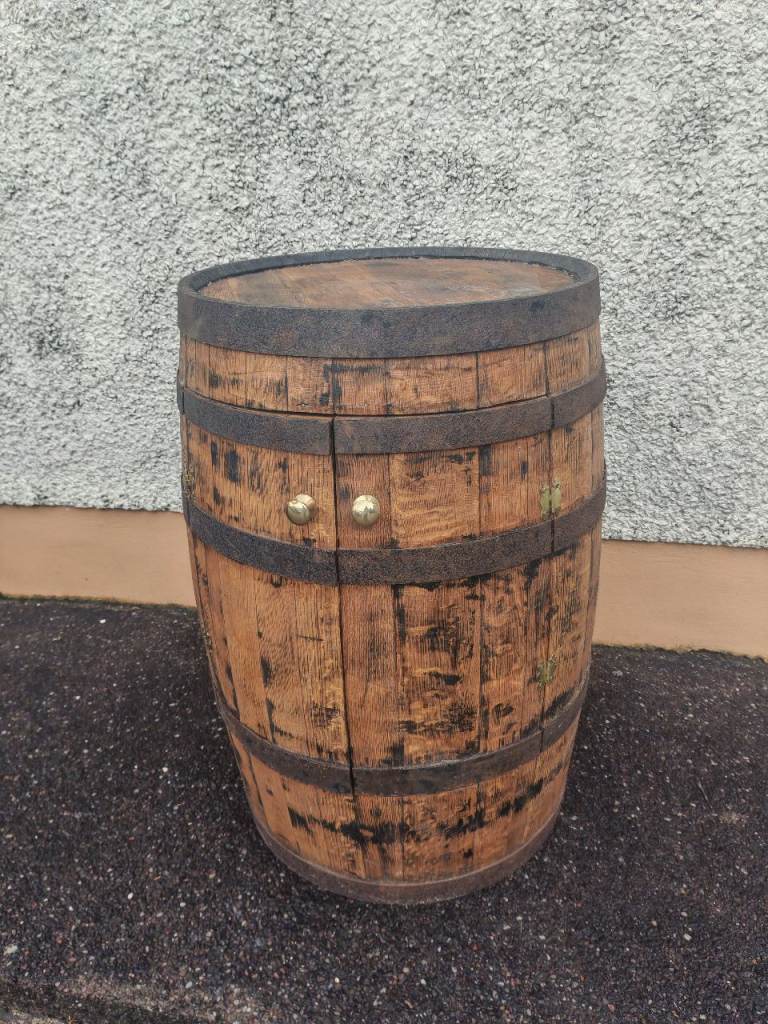 Whiskey Barrel drinks Cabinet 