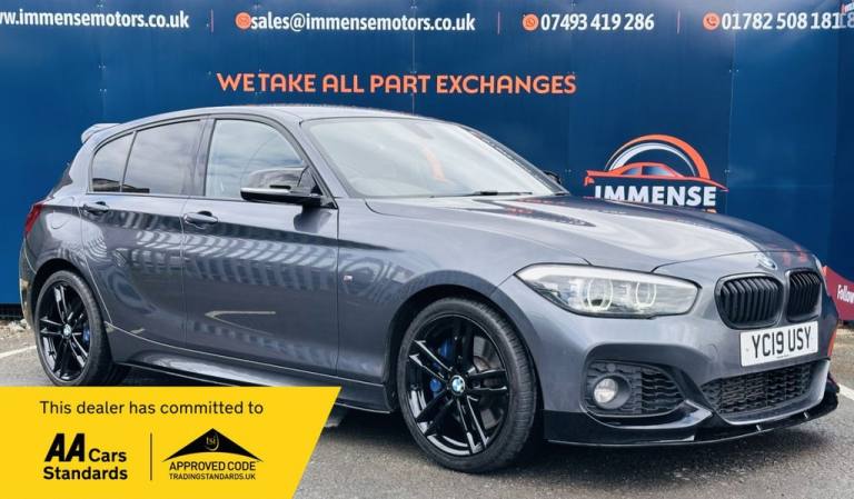 2019 BMW 1 Series 118i [1.5] M Sport Shadow Ed 5dr Step Auto HATCHBACK PETROL Automatic