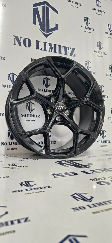 BRAND NEW AUDI 21" STYLE ALLOY WHEELS A6 A7 A8 Q3 RSQ3 Q5 Q7 Q8 5x112 GLOSS BLACK