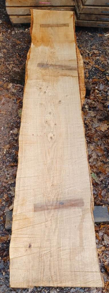 English Oak Slab Live Edge Waney Air Dried Hardwood Timber 038/9