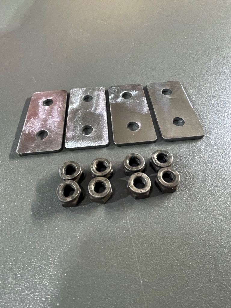 Ford mk2 escort door hinge reinforcement plates 