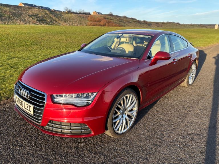 Audi A7 Quattro Sportback Rare Executive Matador Red, Low miles 34,400, Semi-Automatic 2967 (cc)