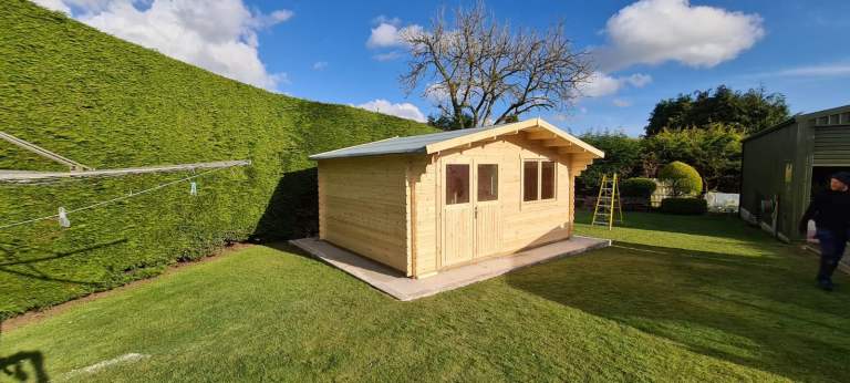 Timber cabin "Lillian" 5×4m ; 5×5m TP - finance available