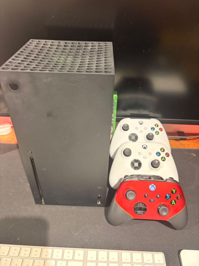 Xbox Series X Console with Three Controllers & FC24 Game