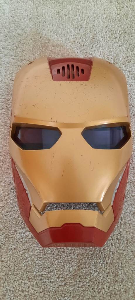 Hasbro Iron Man Helmet Light Up Visor and Sounds