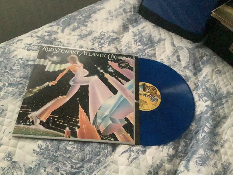 Rod Stewart LP (blue vinyl)