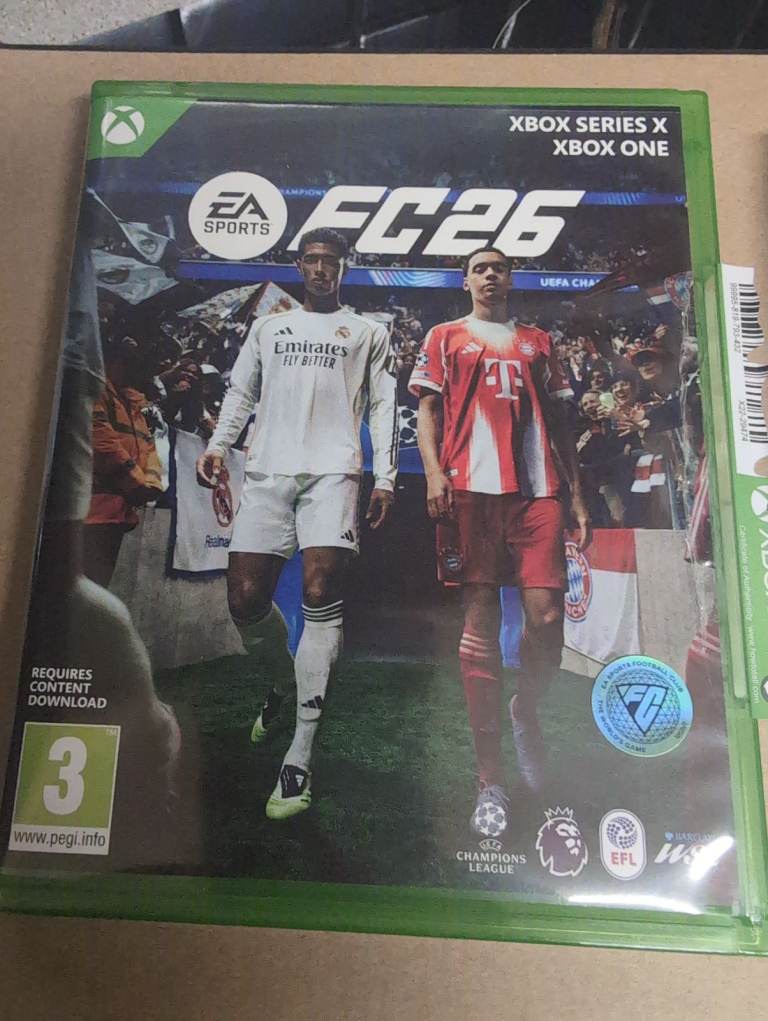 EA Sports FC26 for Xbox One and Series X  .