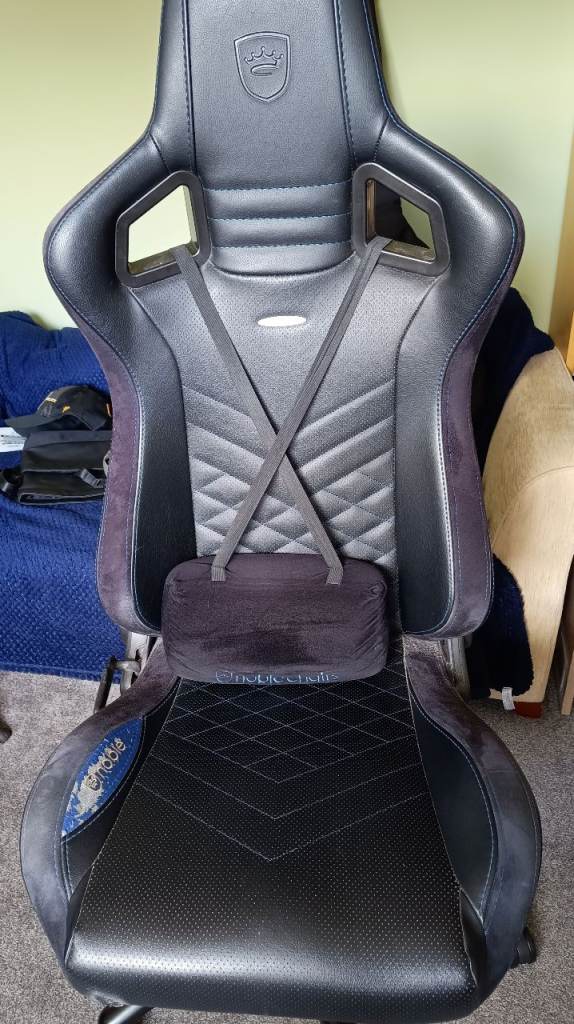 Noblechairs Epic Gaming Chair - Black Leather, Used Condition
