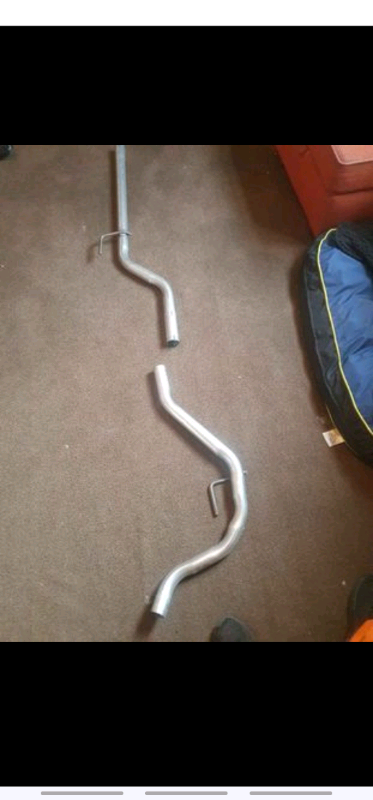 Straight pipe exhaust 