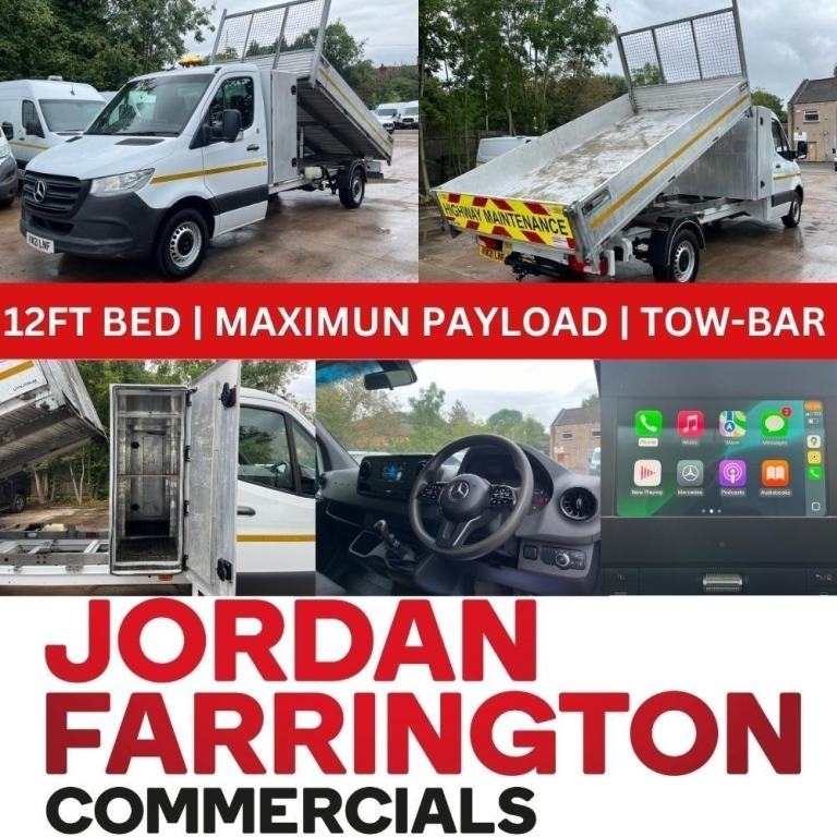 2021 MERCEDES BENZ SPRINTER 315 ALLOY BODY SINGLE CAB TOOL-POD TIPPER EURO 6