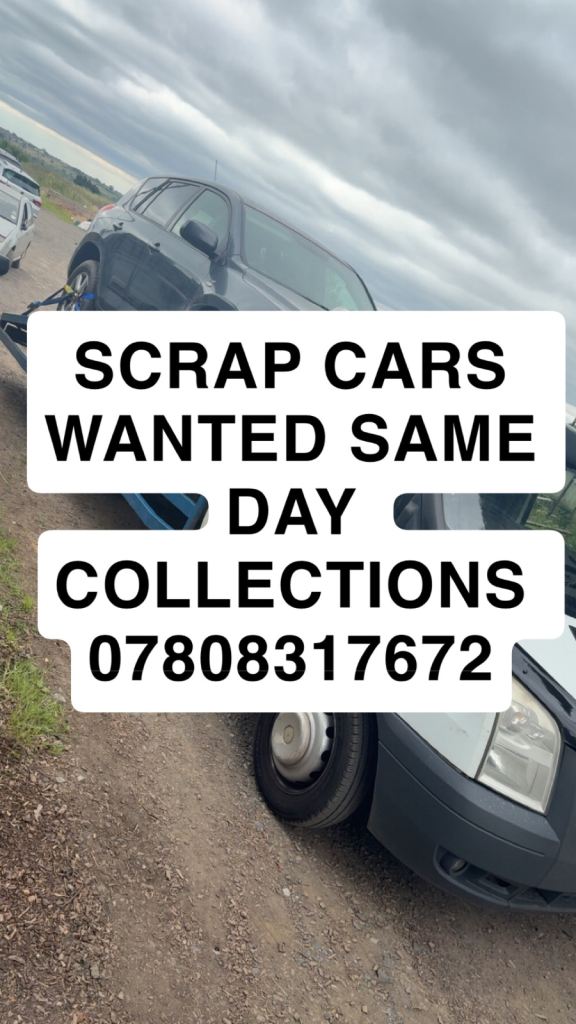 SCRAP CARS WANTED SAME DAY COLLECTIONS