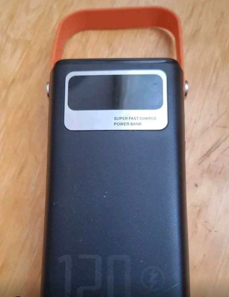 50,000 Super Fast Charge Power Bank – Black, new