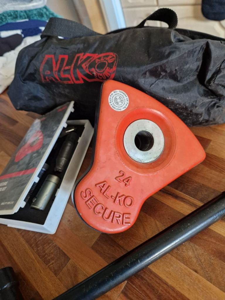 Alko caravan wheel lock