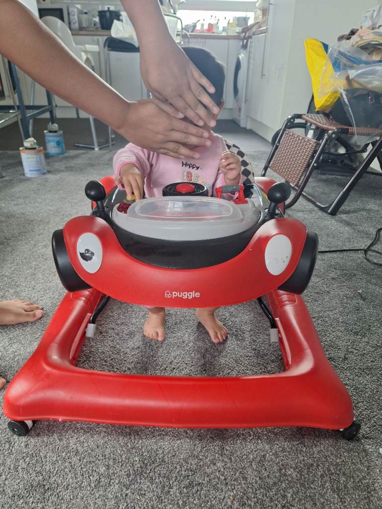 Buggie Red Baby Walker – Good Condition
