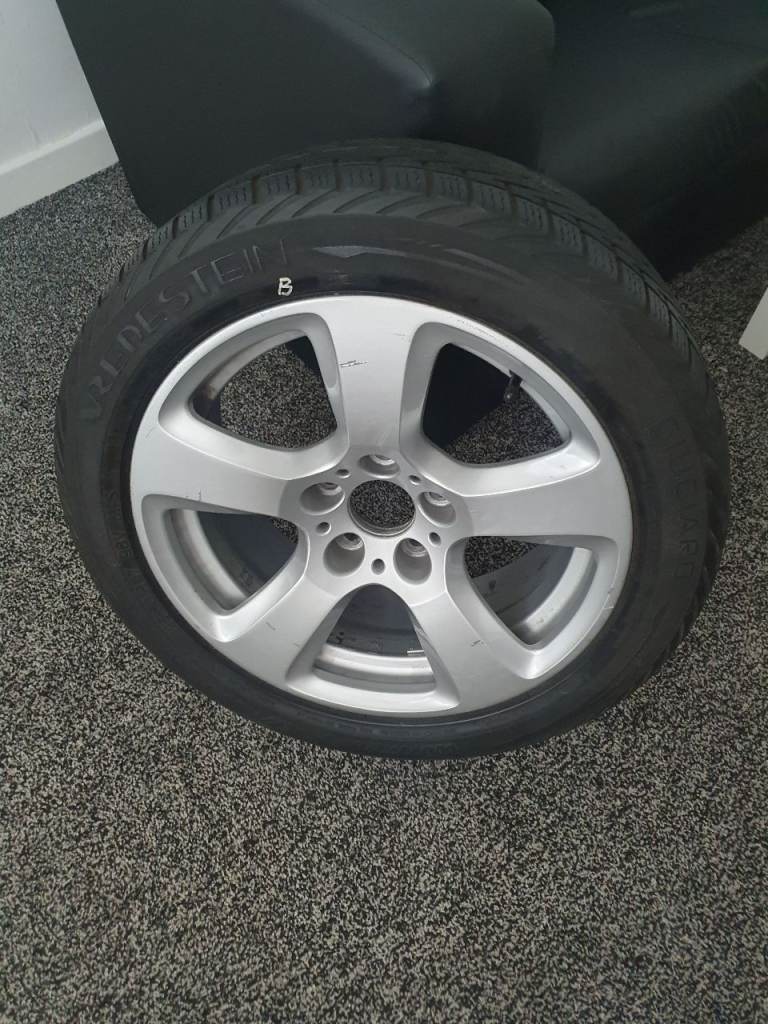 Single 17" Genuine BMW Style 243 Alloy Wheel with Vredestein Tire - Perfect Spare