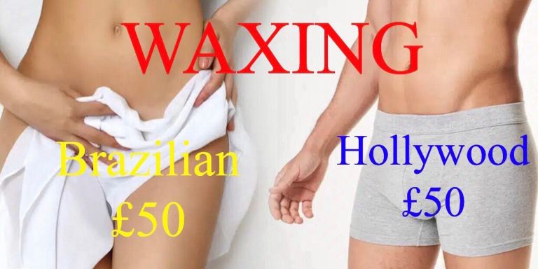 BEST! Brazilian/Hollywood Waxing and 1hour Massage £100