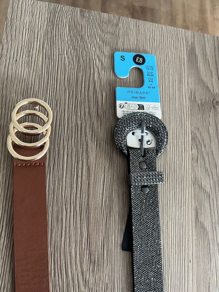 Two ladies belts 