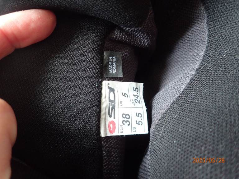 SIDI motor bike boots size 5 (38)