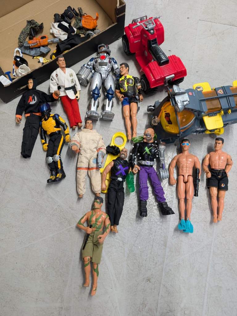 A selection action man figure s