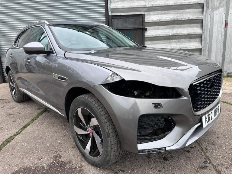 2021 21 REG JAGUAR F-PACE S 2.0 MHEV AWD DAMAGED REPAIRABLE SALVAGE