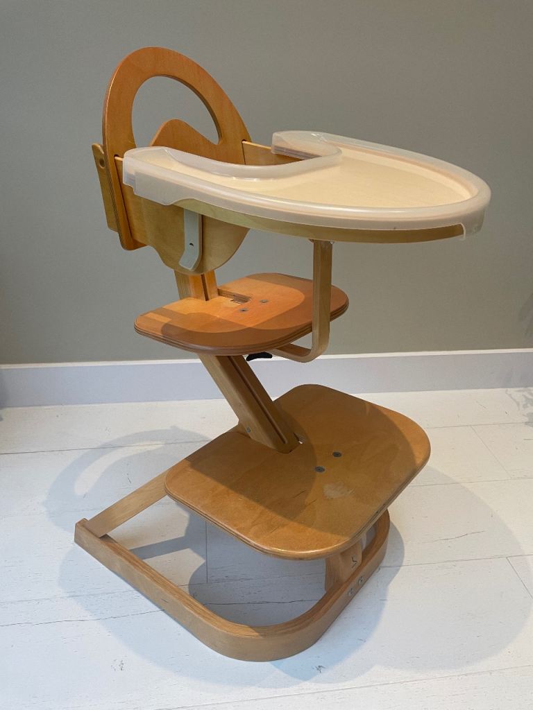 Svan Wooden High Chair Set